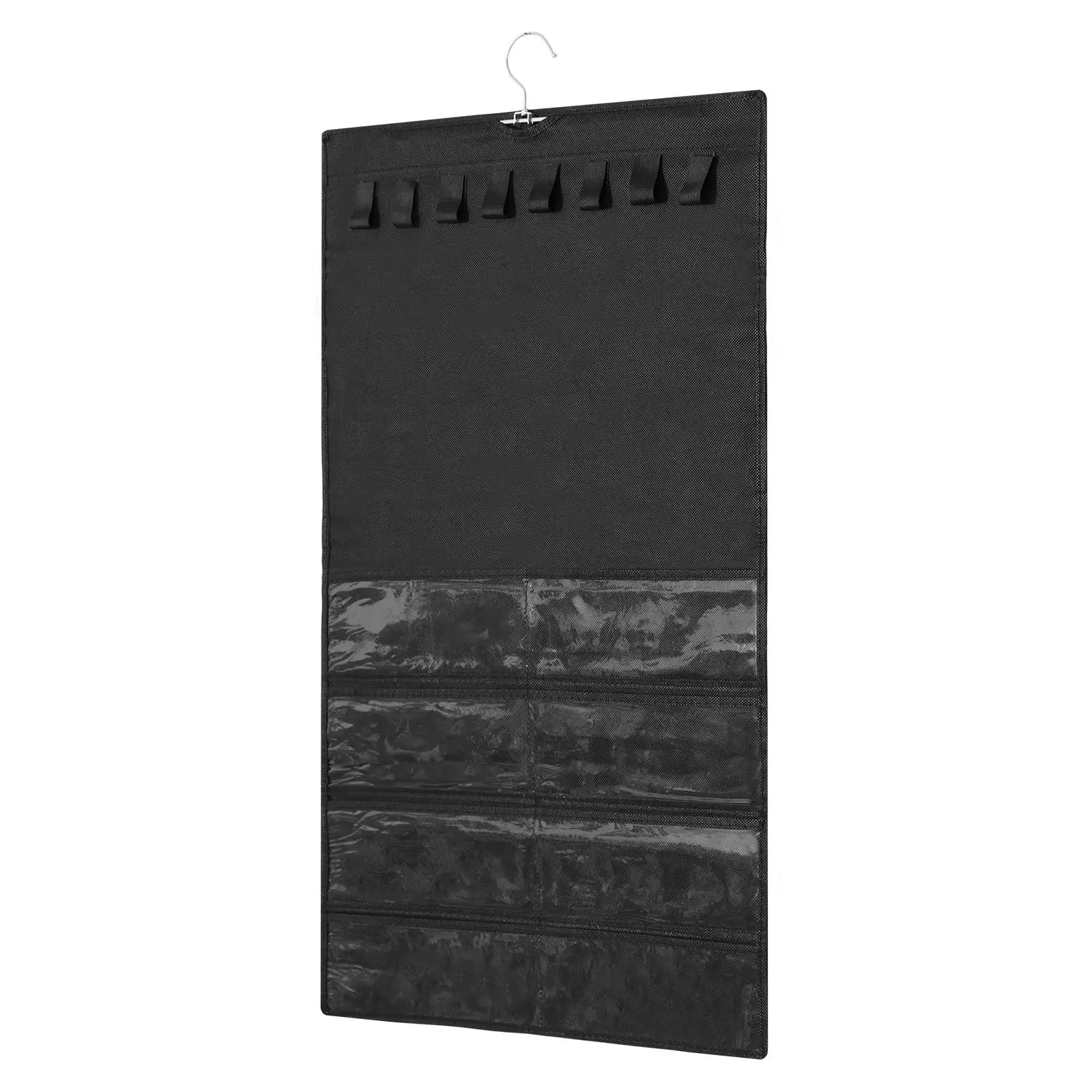 

Hanging Jewelry Organizer Storage Roll Dustproof Waterproof Jewelry Holder for