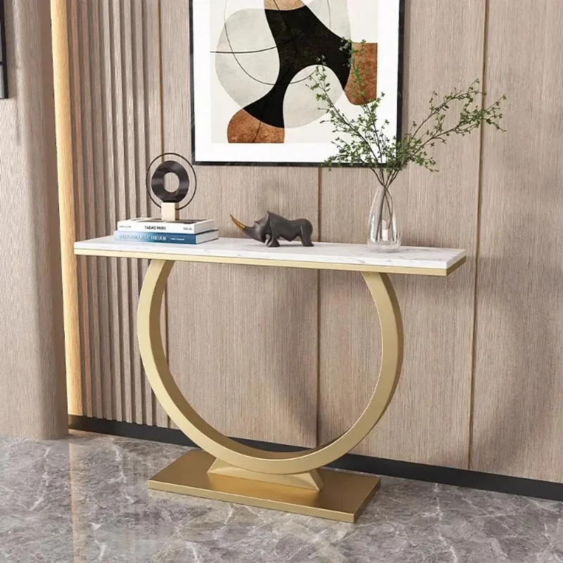 

Luxury Modern Corner Table Modern Delicacy Elegant Simple Entryway Table Simple Elegant Tavolo Salotto Hallway Table Furniture