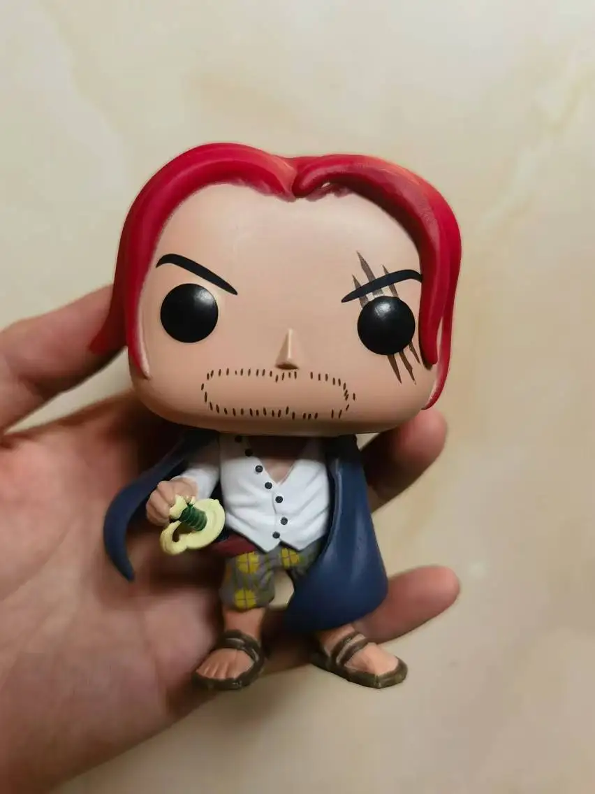 Anime Shanks Vinyl Model  Figure Christmas Gift for Children 10cm