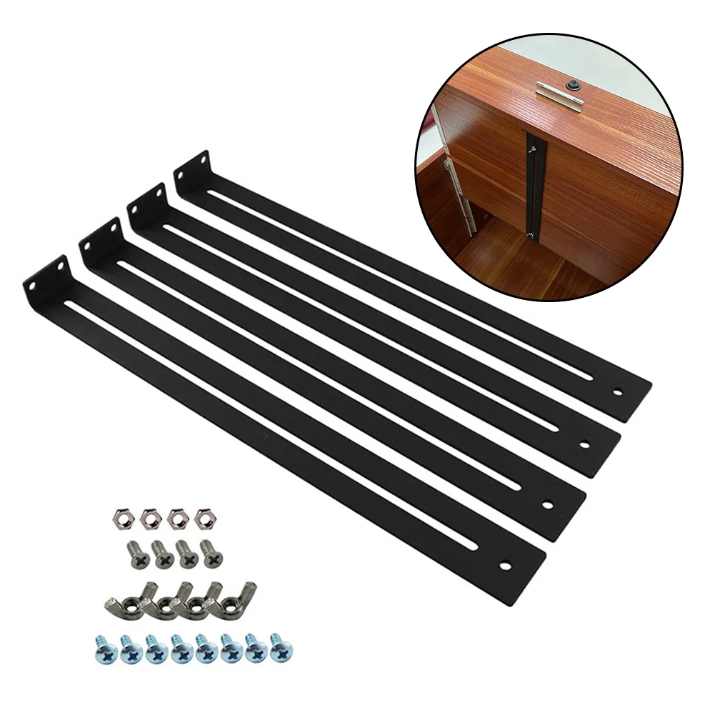 Drawer Repair Kit Bottom Reinforcement Bracket Furniture Reinforcement Repair Accessories Cabinet Drawer Repair Bracket Hardware