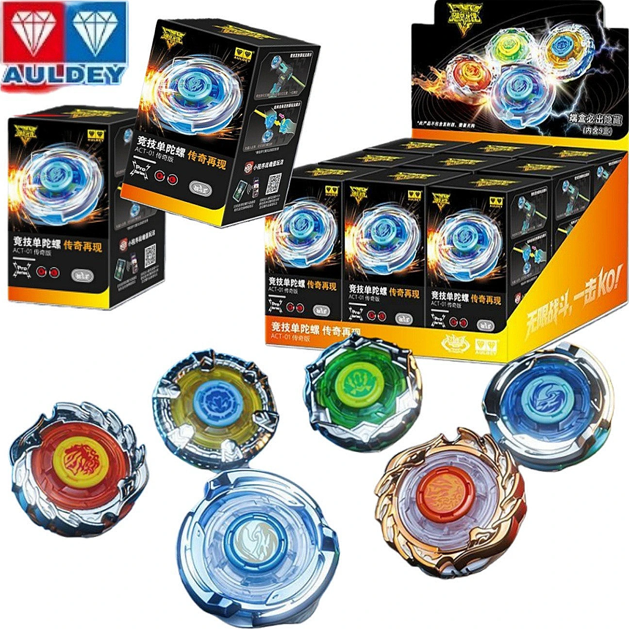 

AULDEY Hurricane Battle Soul Gyro WSA: Официальная коллекционная серия Blind Box, легендарный гироскоп, в наличии