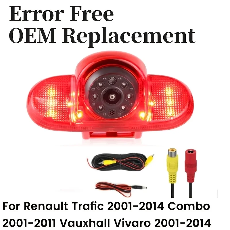 Fehlerfreie Rückfahrkamera für Renault Traffic 2001-2014, für Vauxhall Vivaro 2001-2014, für Combo 2001-2011