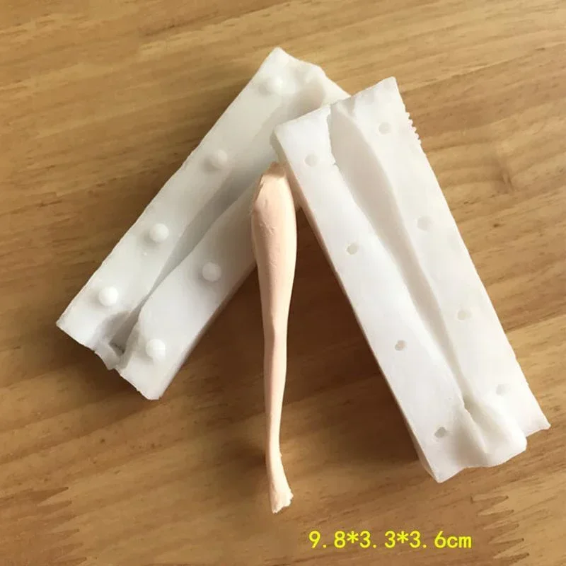 1 Piece Of Clay Ceramic Mold Silicone 3D Mannequin Mold General Manual Diy Accessories For Palms Feet And Legs