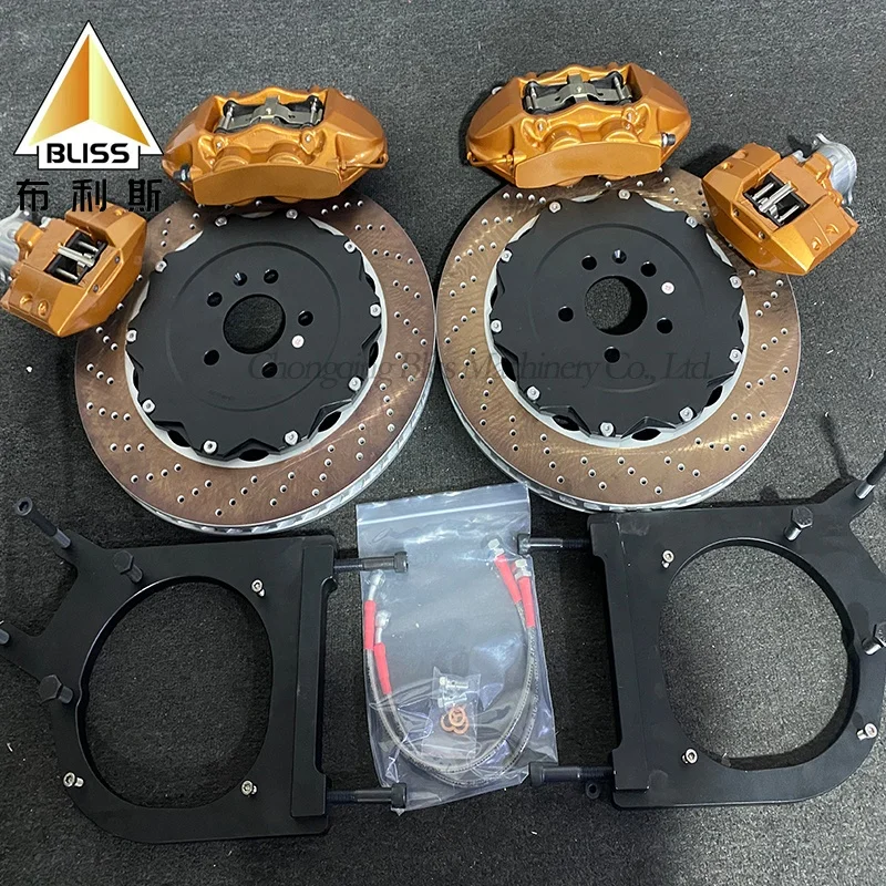 M-RACE Big Brake Kit GT4 Electronic Handbrake 345Mm 355Mm 365Mm 380Mm 400Mm Brake Disc Rear 4 Pot Modified Racing Brake Calipers