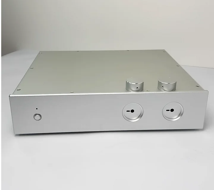 

430 all aluminum power amplifier DIY chassis preamp DAC install case with knob 430*350*95mm