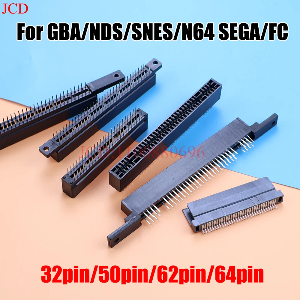 For N64 GBA NDS SFC SNES SEGA FC Game Card Slot  Console Connector 64Pin 60Pin 62Pin 50Pin 32pin Game Cartridge Slot