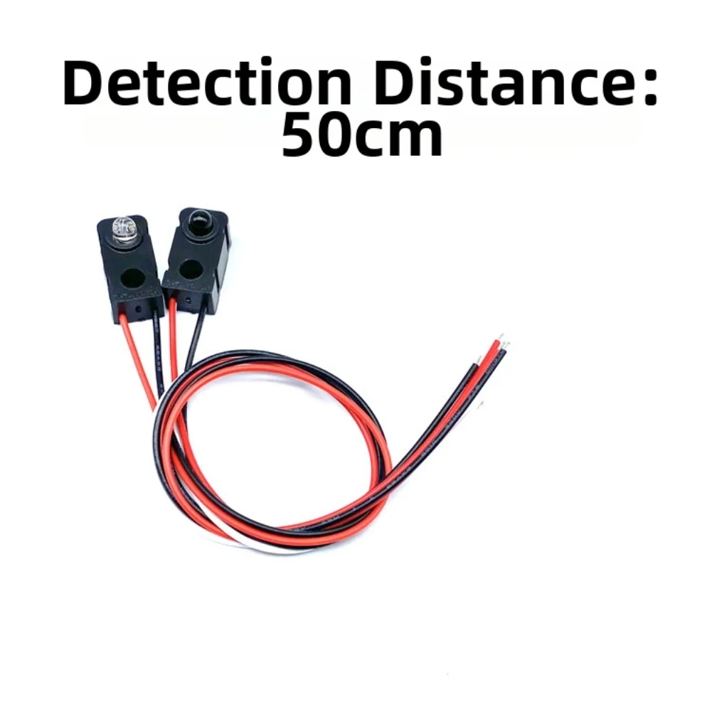 

5 Pcs 24V For IR Break Beam Sensor Module 30cm,50cm,100cm 3/5mm Photoelectric Switch For Apply Relay Replacement Sensor Parts