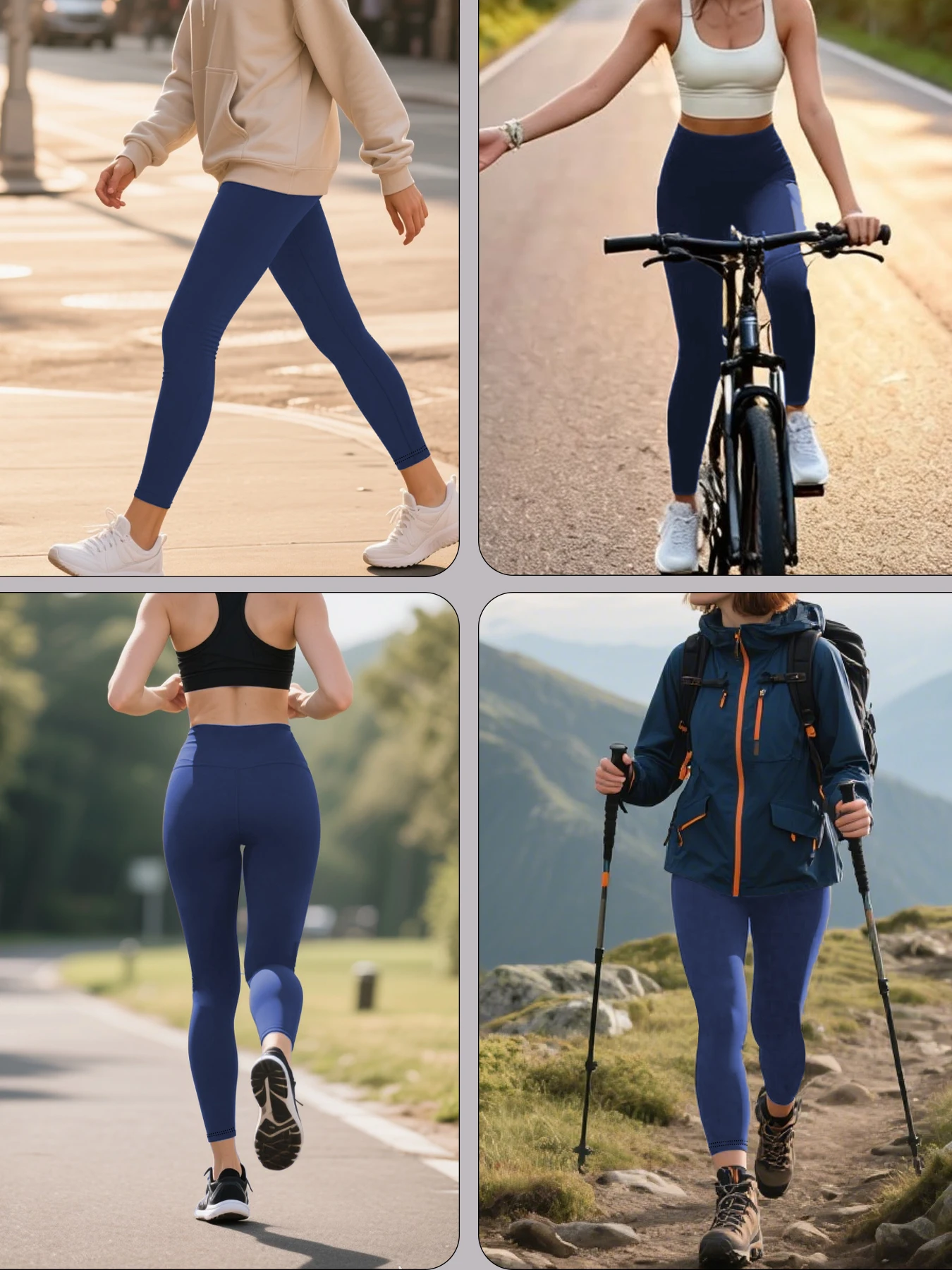 Women's Super Soft Leggings with Pockets, High Waisted Tummy Control for Yoga Workout and Casual Lounge Wear Comfort view 3