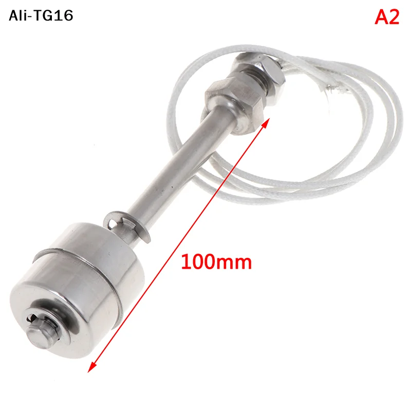 【T6G1】1Pc 2026 New Mini Indicator Vertical Water Level Sensor Stainless Steel Float Switch 65mm/100mm/150mm/200mm