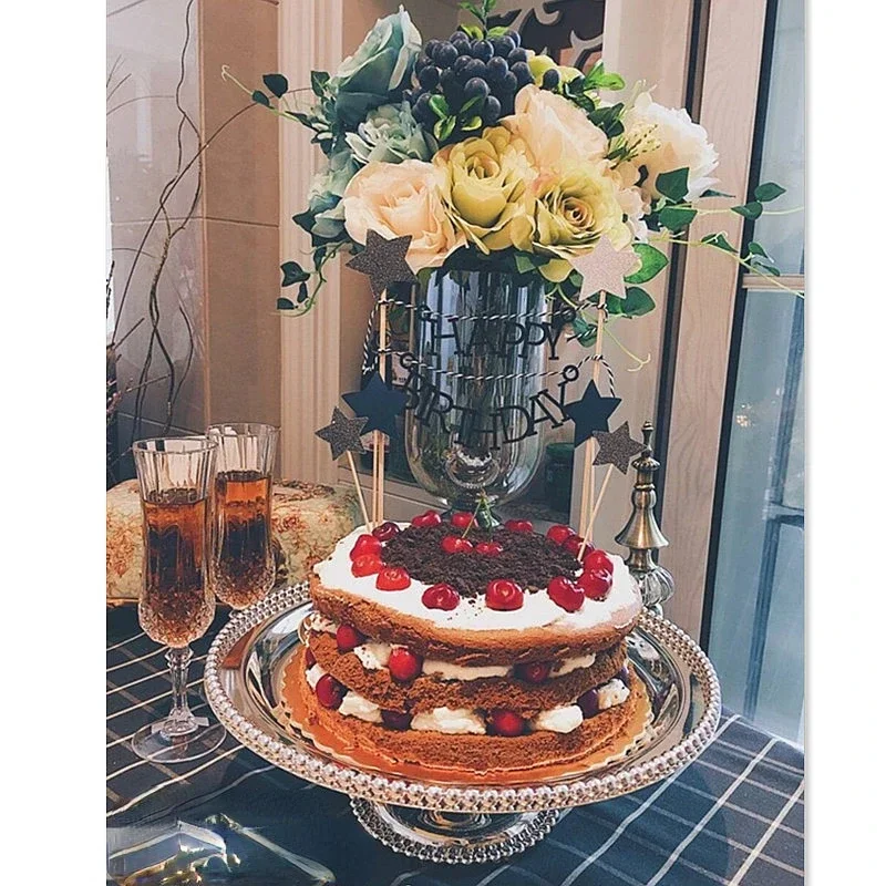European Metal Cake Rack – Creative Fruit Tray, Wedding Dessert Stand, Light Luxury Afternoon Tea Display Tray for Parties view 4