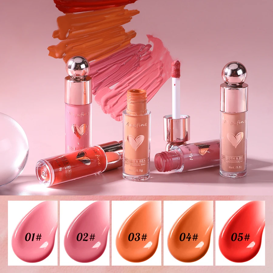 Multifunctional Liquid Blush with Smooth Texture Long Lasting Pigmentation Hydrating Formula and High Light Effect for Makeup view 4
