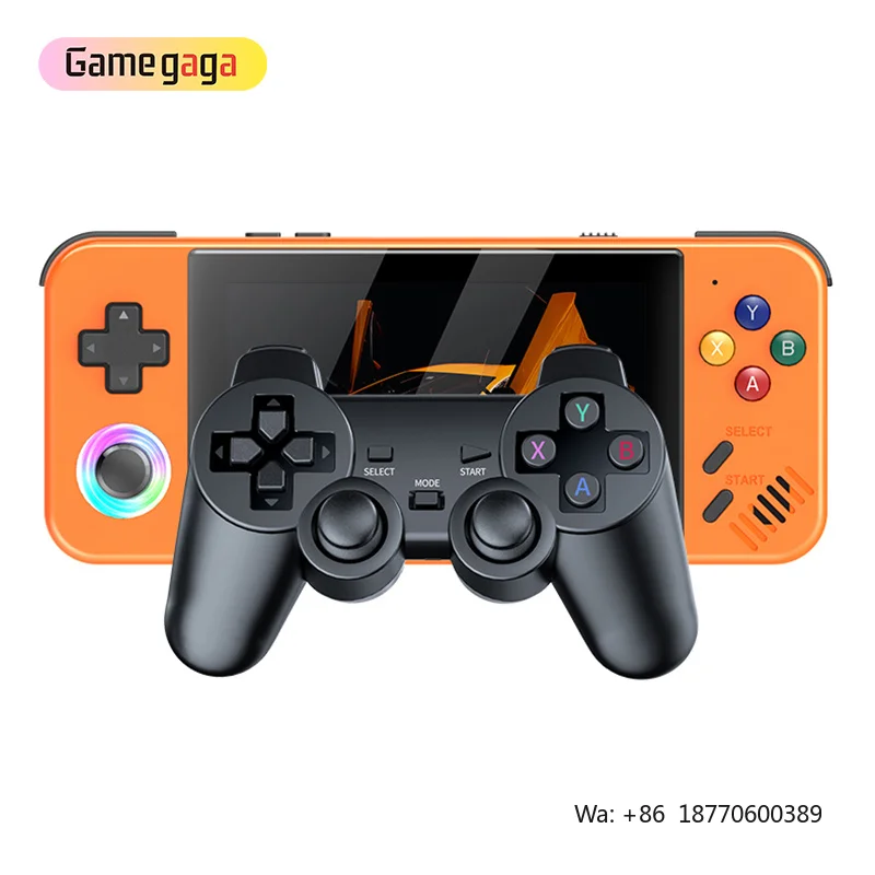 Gamegaga Hot M41P Handheld Game Console 2.4g Wireless Gameppad 64G 20000 Games M41 Handheld Game Player TV Output MP3 Video view 2