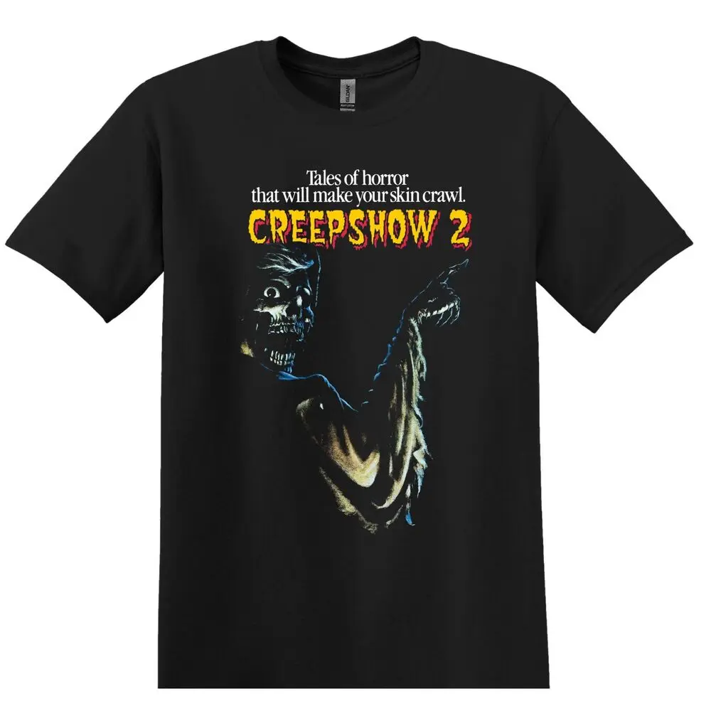 Camiseta de la serie creephow 2, camisa de terror, color negro, S-3XL