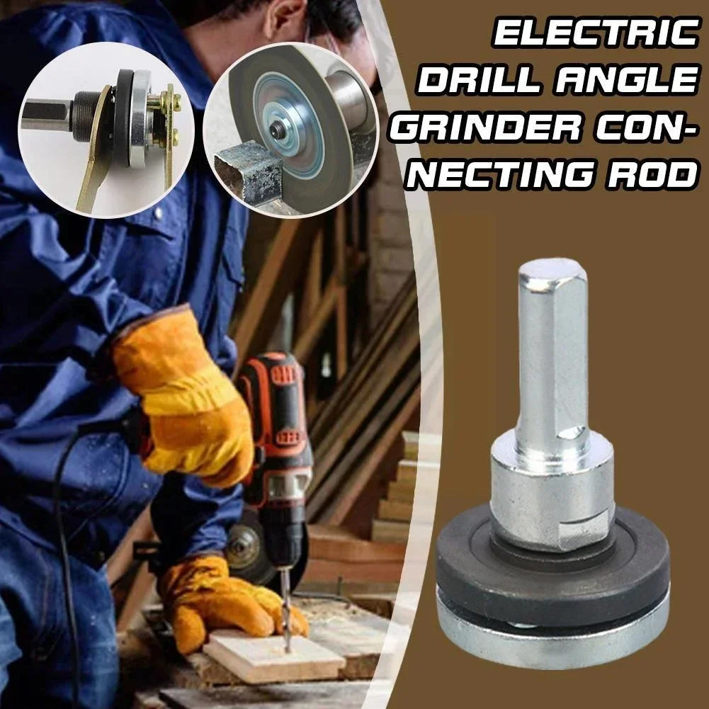 Imagem -03 - Adaptador de Biela para Moedor de Ângulo Acessórios Broca Elétrica Material de Aço para Conversão de Brocas sem Fio com Fio