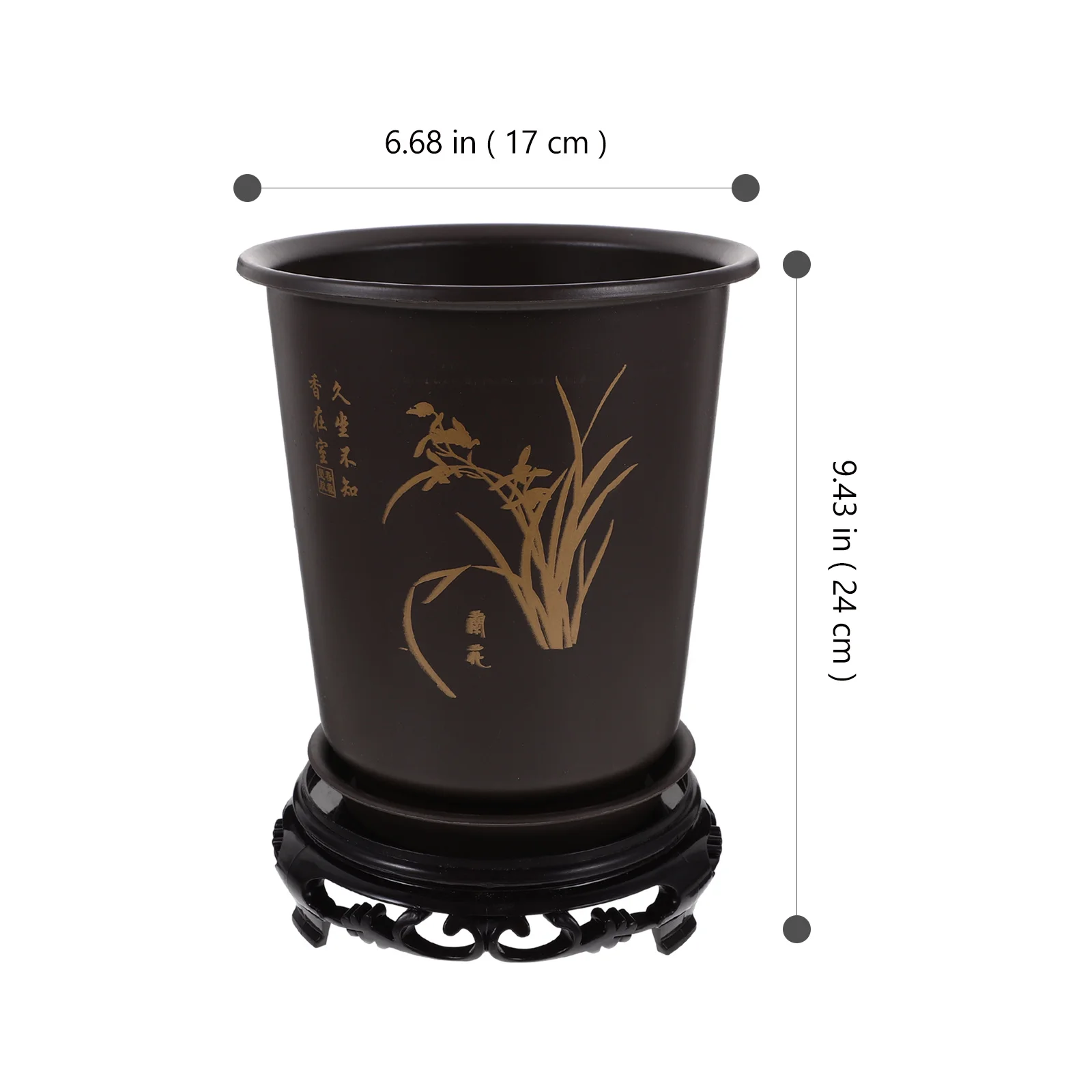 

2 set Orchid Pot Base Set Plastic Flower Pots For Indoor Plants Lightweight Garden Nursery Planter Household Planting Pot