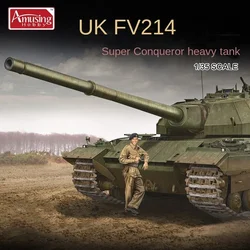 Amusing Hobby  1/35 assembling tank scale model kit 35A013 British FV214 Conqueror tank Special Edition