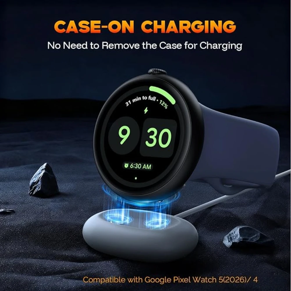 Tempered Glass+Case For Google Pixel Watch 5 41mm 45mm Hard PC All-Around Bumper Screen Protector Cover for Google Pixel Watch 4