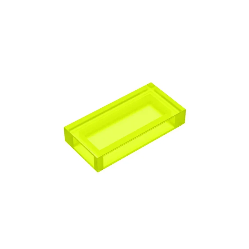 Gobricks GDS-566 Fliese 1 x 2 mit Nut, kompatibel mit Lego 3069 30070 Teilen, technische DIY-Bausteine für Kinder