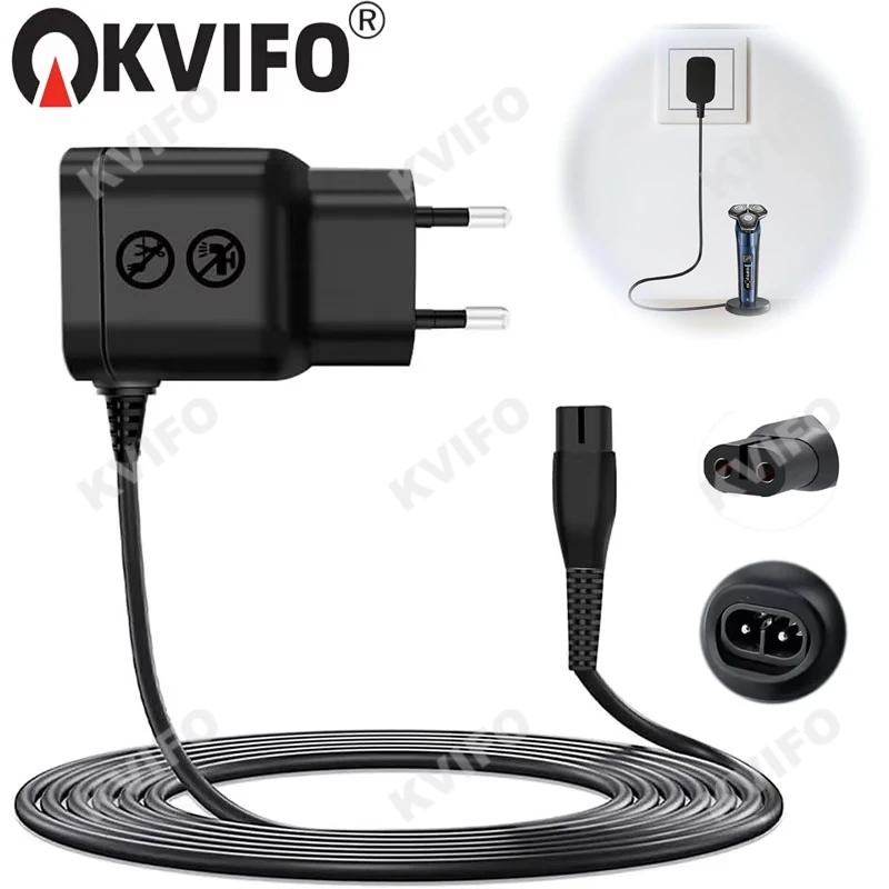 KVIFO – chargeur 4.3V Compatible avec rasoir électrique Philips Norelco OneBlade QP2520 QP2620 QP2515 QP2510 MG3730 MG3720 MG3710