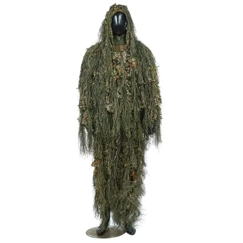 Outdoor Hunting Clothing Jungle Field Shooting Training Camouflage Military Ghillie Suit Lightweight Breathable Tactical Clothes