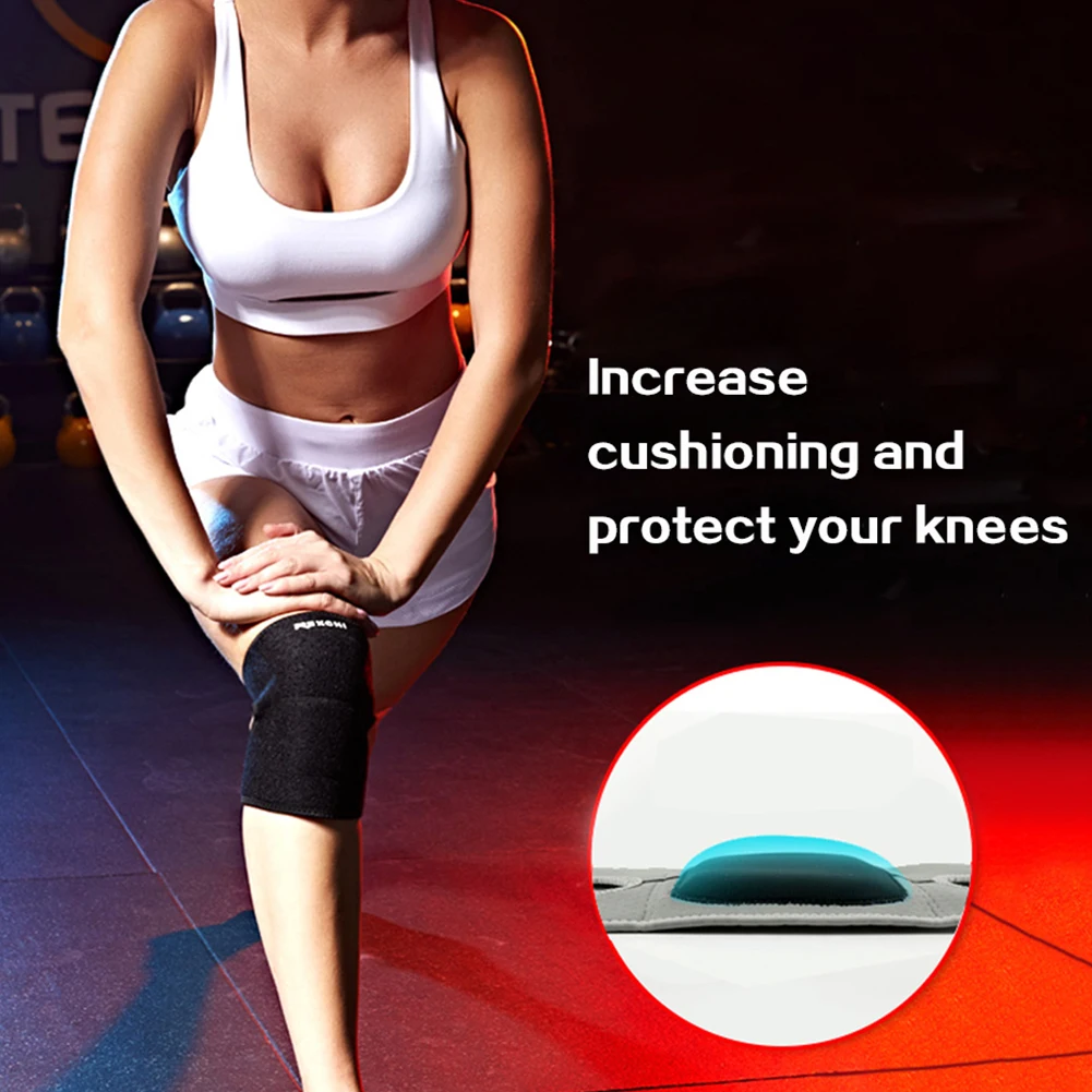 Sports Knee Pads Breathable Knee Cover For Basketball Hiking Gym Thickened Buffer Pad