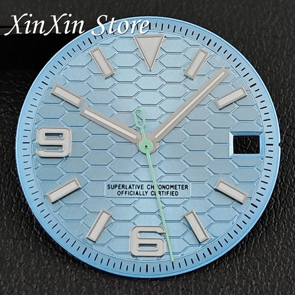 ceu-azul-land-dweller-dial-285mm-relogio-dial-para-nh35-nh36-movimento-land-dweller-dial-com-maos-diy-relogio-rosto-relogio-mecanico