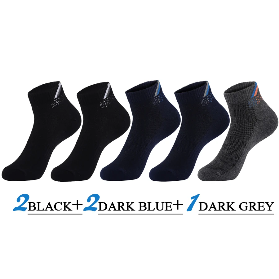 5 Paar/Set Herren-Laufsocken, Casual Outdoor-Sport, Baumwolle, Orange-Rot gestreift, Kompression, Schwarz, 15 Stile, Reise, Bestseller 2026 – Detail 26