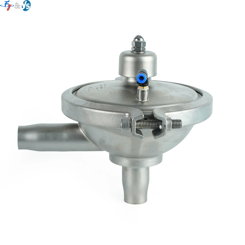 Constant Pressure Valve Food and Beverage Sanitary Pneumatic Modulating CPM Valve Diaphragm PTFE Constant Pressure Chamber