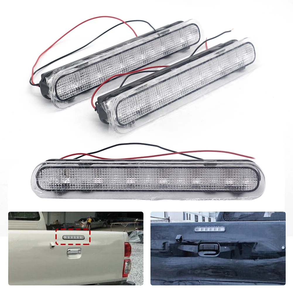 

Smoked Rear 3rd Brake Light Black 3rd Brake Stop Light Lamp Tailgate Third Brake Light for Toyota Hilux VIGO SR5 MK6 2005-2014