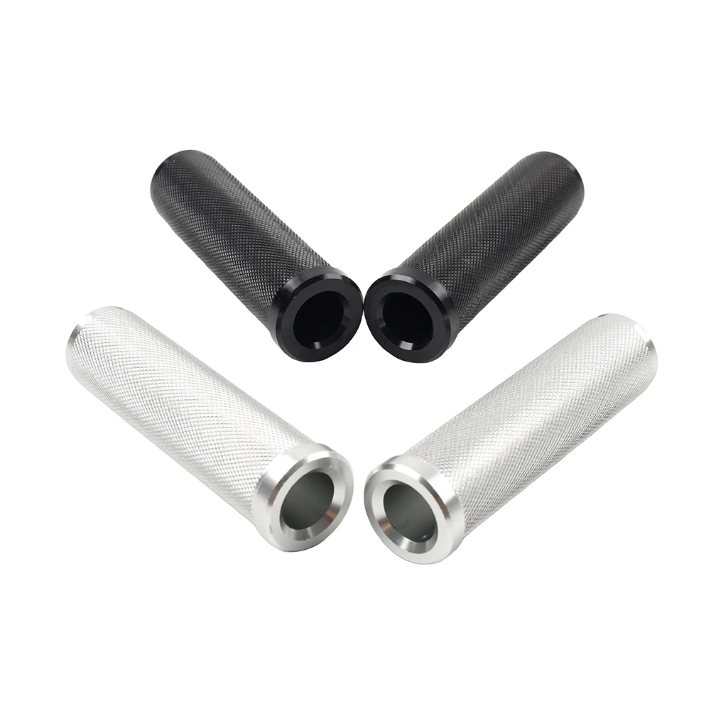 1pair Motorcycle Front Foot Pedal Footrest Footpeg For Honda Cross Cub 110 CC110 Aluminum Black/Chrome