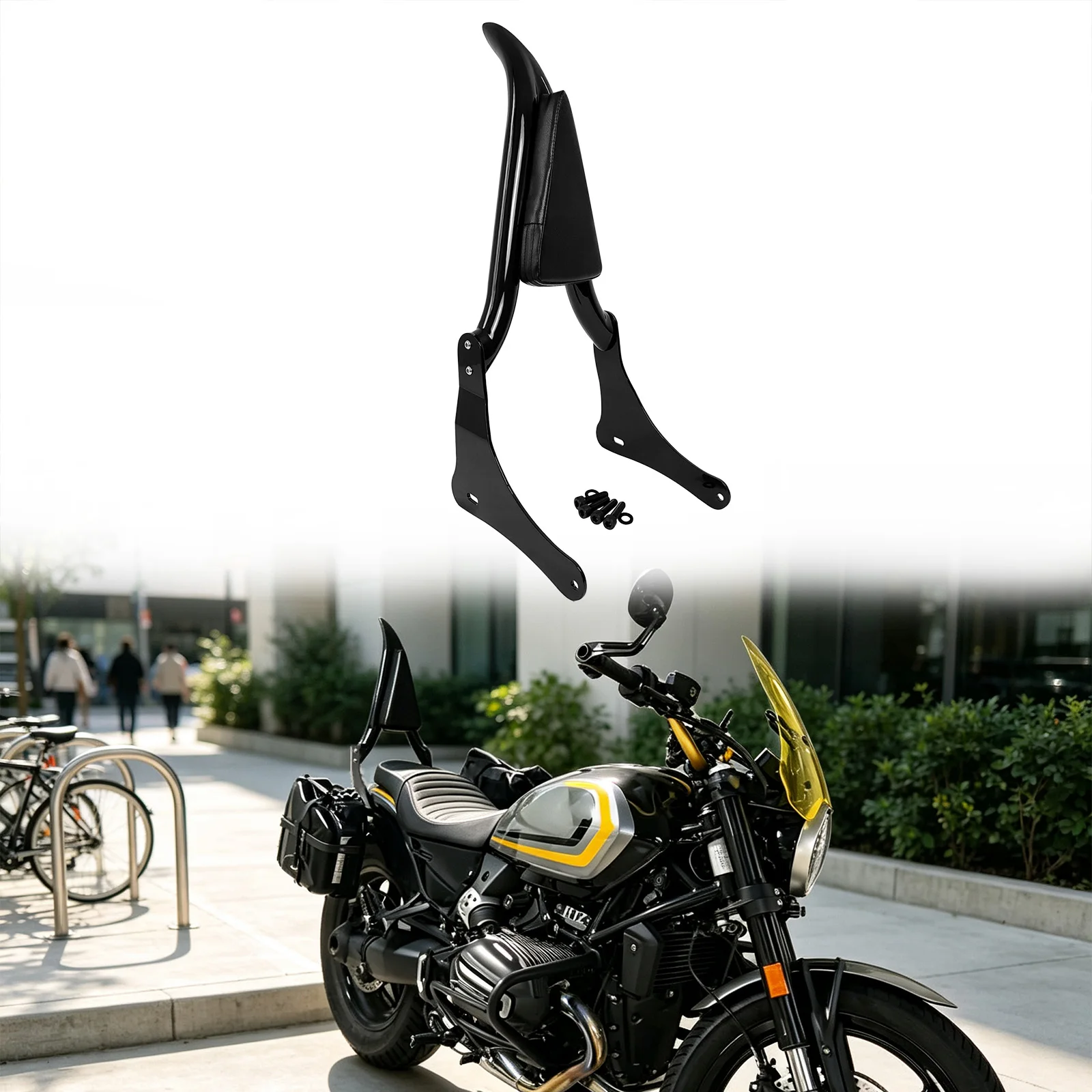 Backrest Sissy Bar For BMW R12 R 12 2024 2025 2026 Accessories Detachable Motorcycle Passenger Rear Back Rest Sissybar