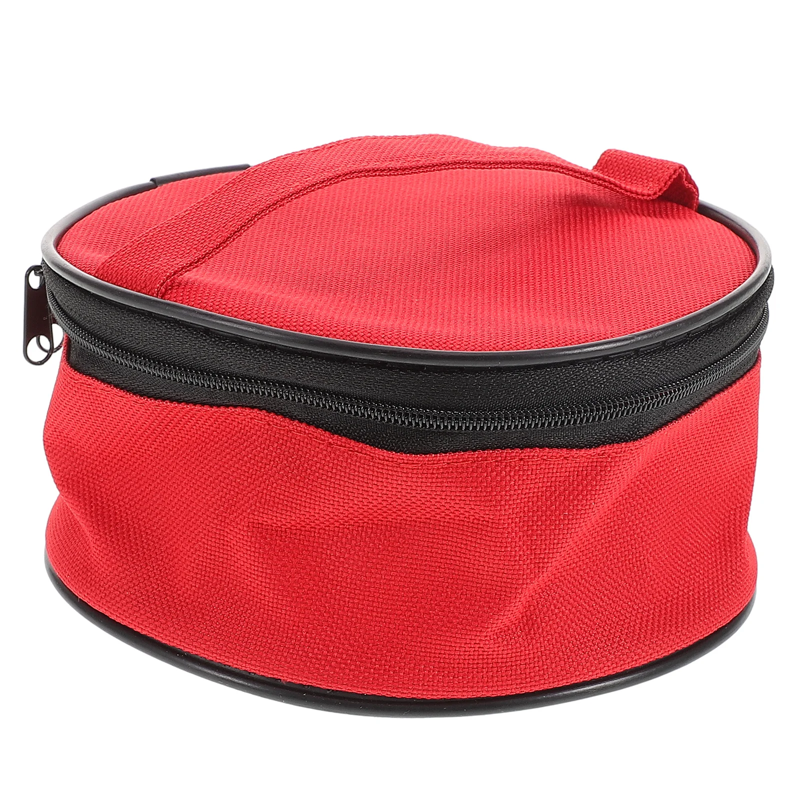 

Round Tableware Bag Oxford Cloth Camping Storage Pouch with Divided Grid for Plates Utensils Outdoor Picnic Bbq Travel Kitchen