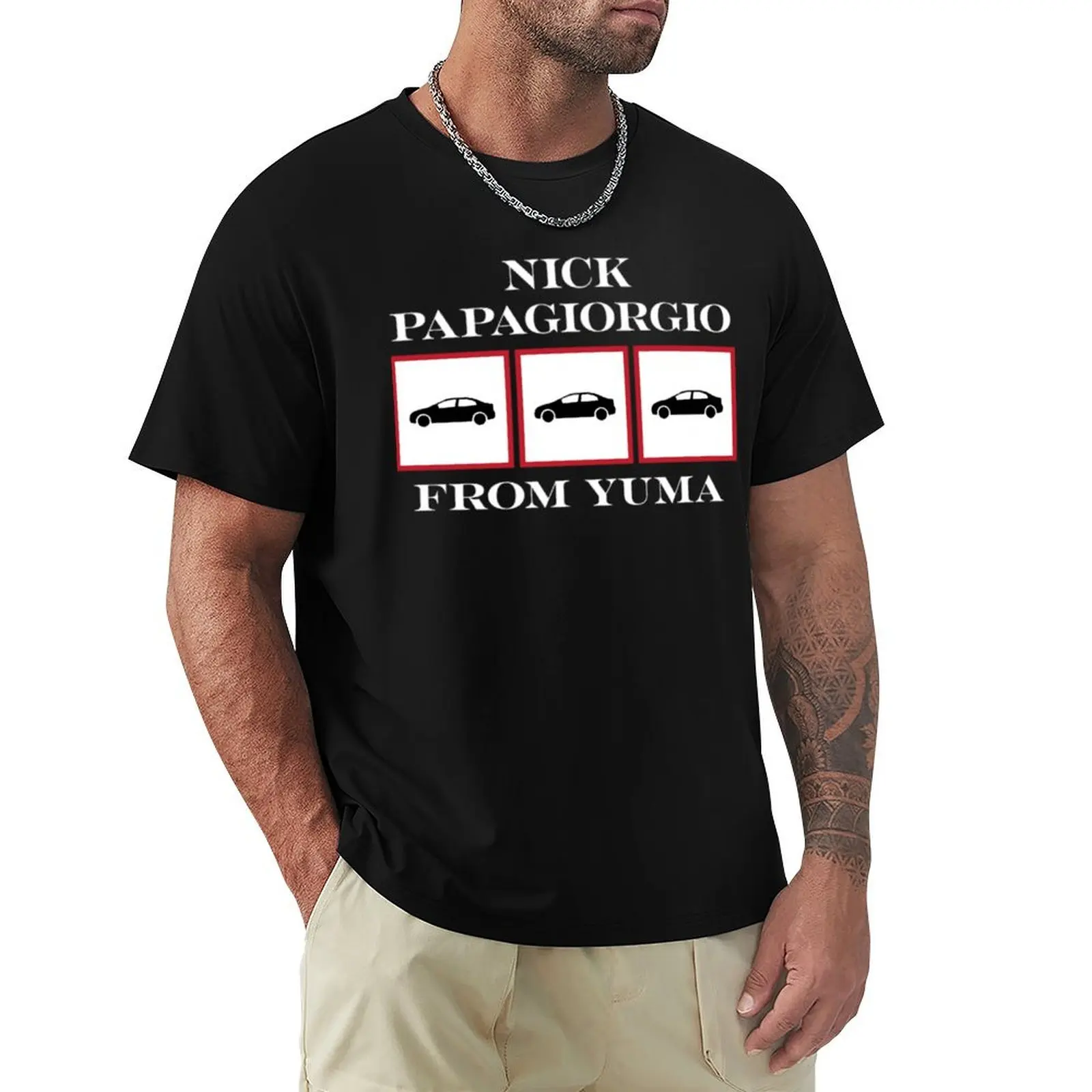 Nick Papagiorgio - Vegas Vacation T-Shirt summer tops customizeds quick drying korean fashion mens t shirts pack
