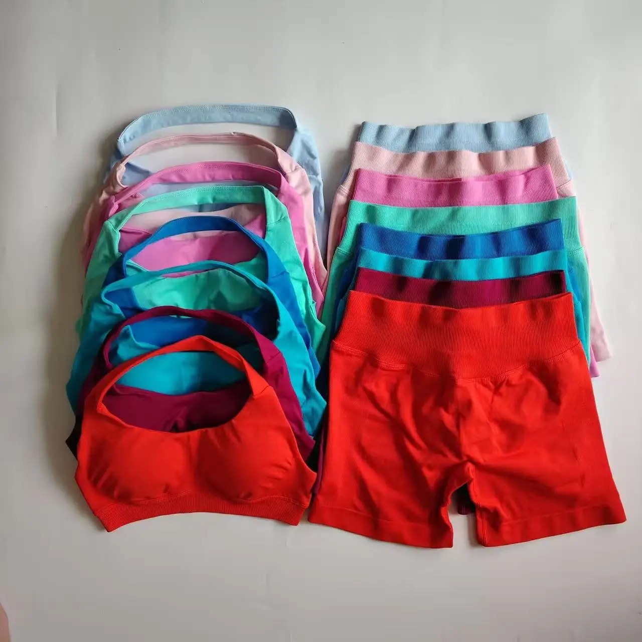 

Impact Sports Bra Women Seamless Halter Top High Support Push-Up Open Back Gym Wear Fitness Yoga Workout Underwear