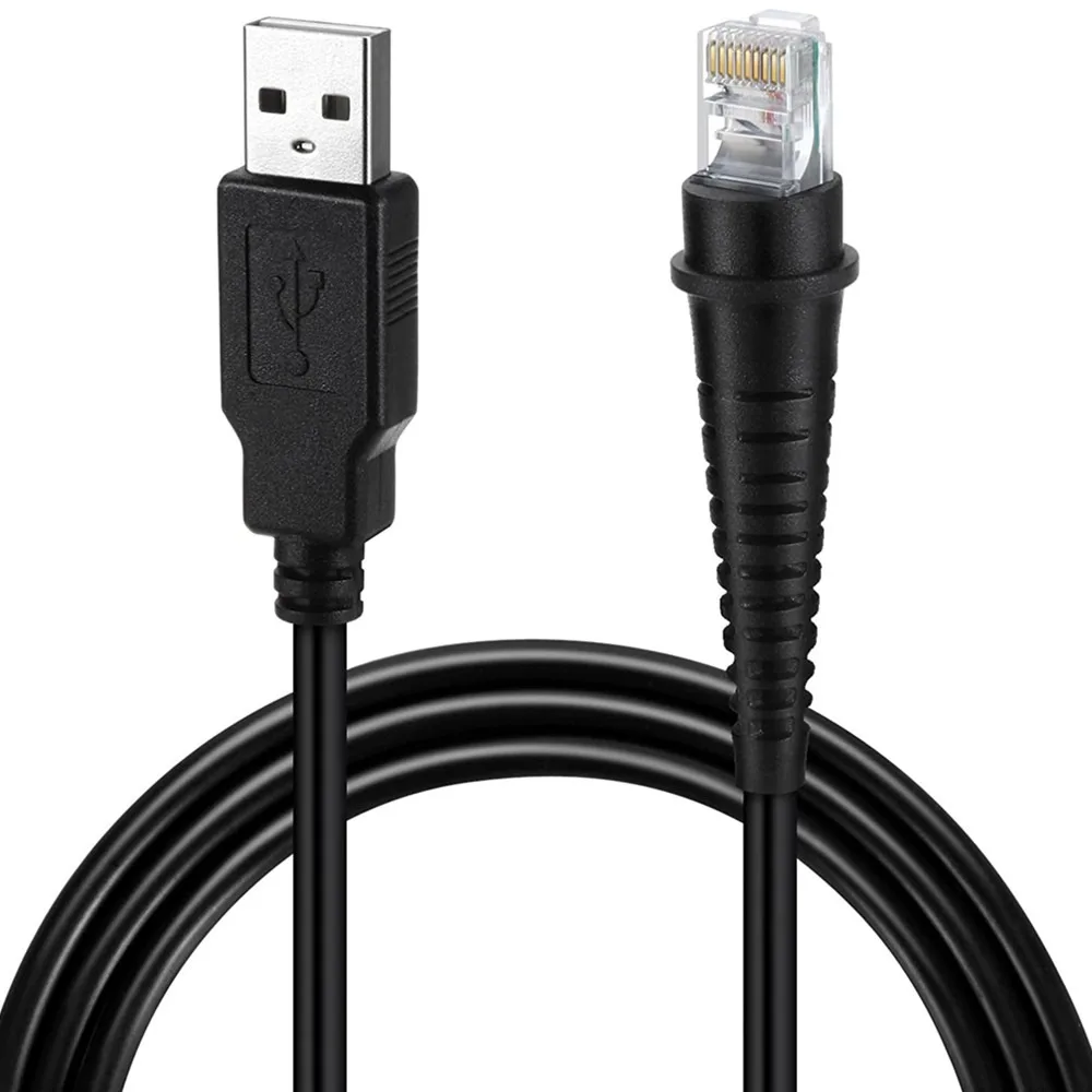 6.5FT USB to RJ50 Cable for Honeywell Metrologic BarCode Scanners MS5145, MS7120, MS9540, MS7180, MS1690, MS9590, MS9520