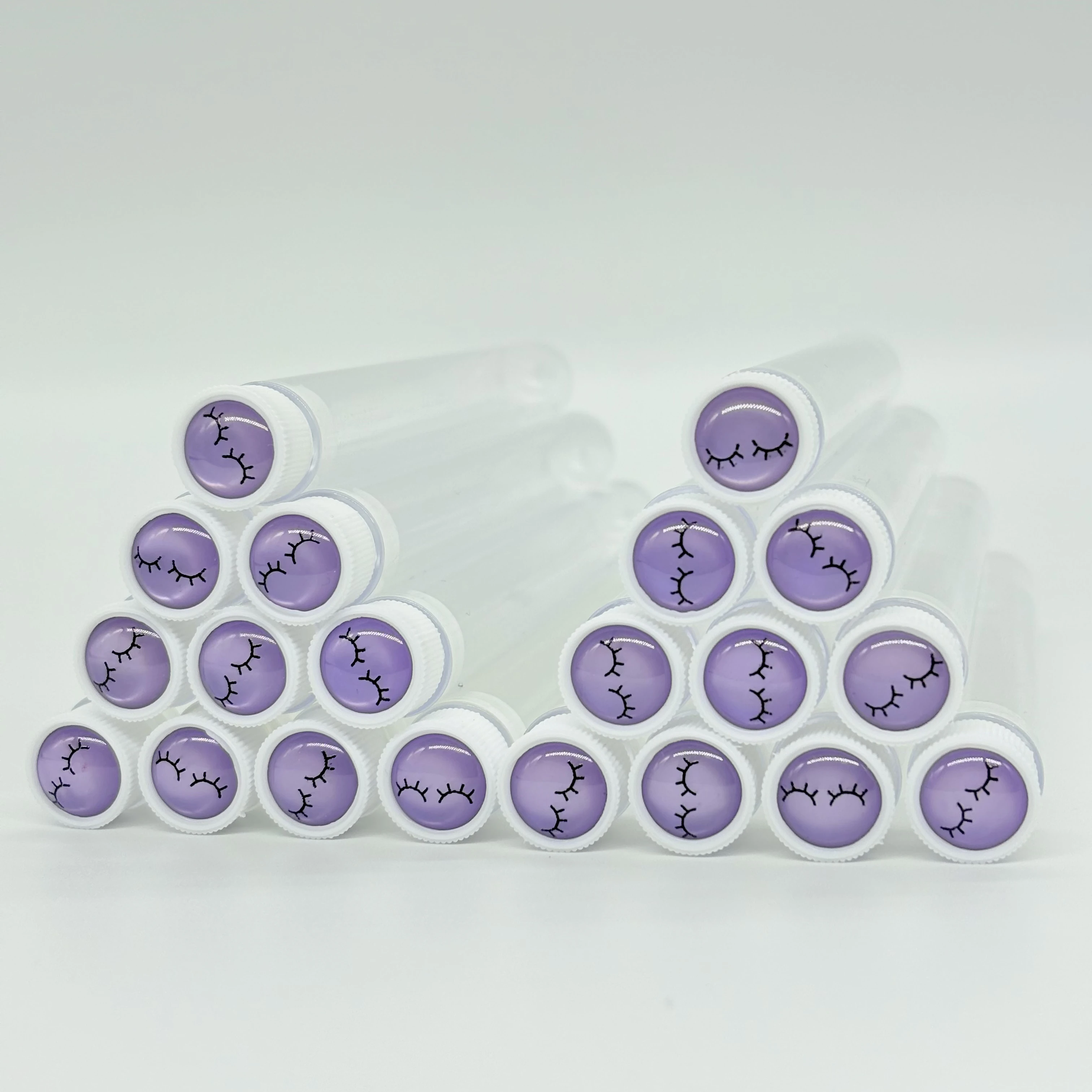 20 قطعة قابلة لإعادة الاستخدام فرشاة الحاجب أنبوب المتاح رمش فرشاة الحاجب فرشاة مع رمش الراتنج الحفر استبدال ماكياج فرش #3