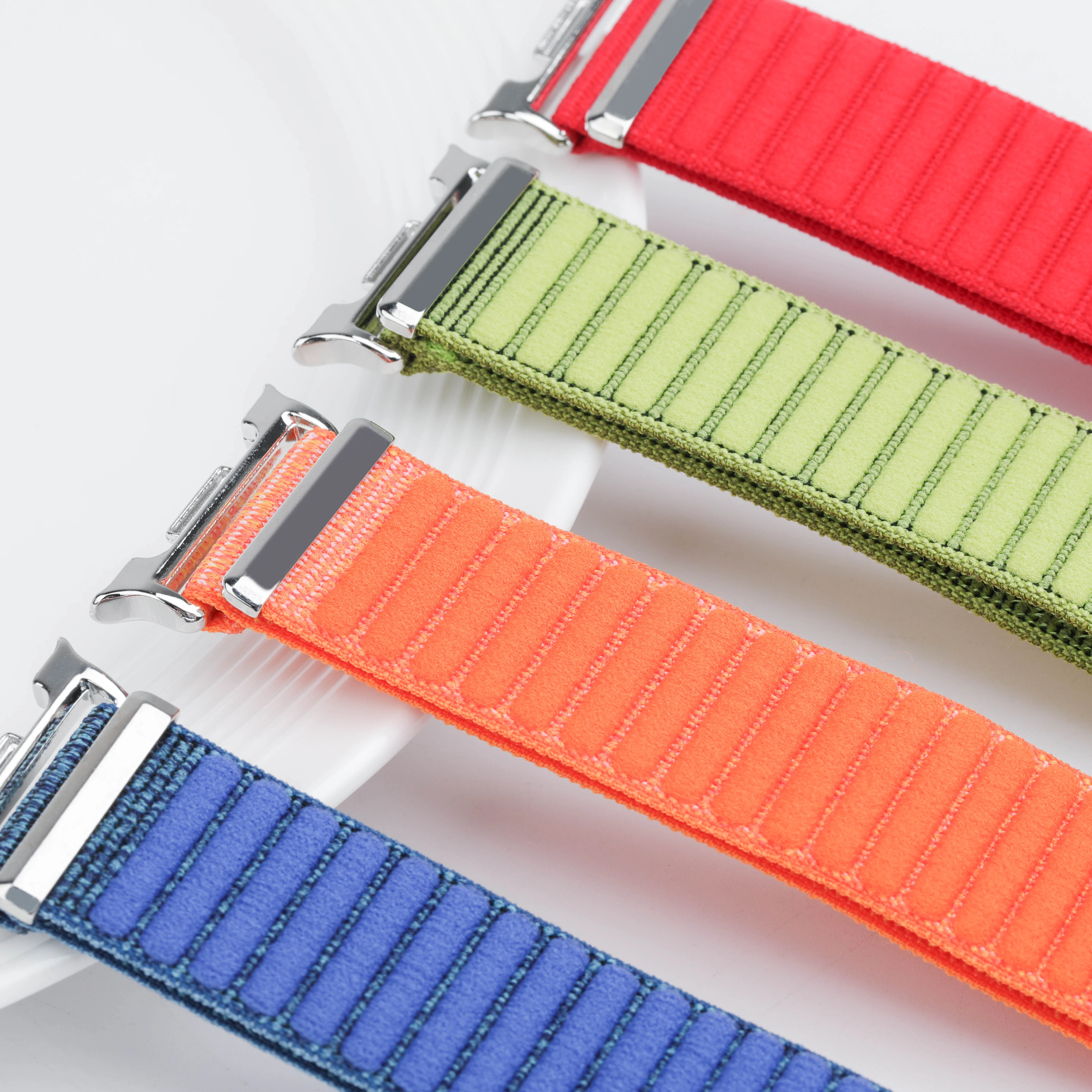 Stoffarmband für Samsung Galaxy Watch 9 8 44mm 40mm Sport Loop Ersatzarmband Correa Armband Watch8 46mm Classic Band Zubehör – Detail 4