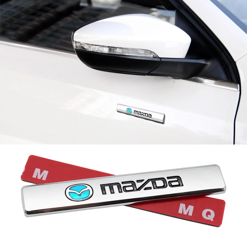 

3D Car Badge Adhesive Sticker Waterproof Auto Decoration for Mazda 2 3 5 6 Axela Atenza Speed CX-3 CX-4 MS - Durable Vehicle Acc