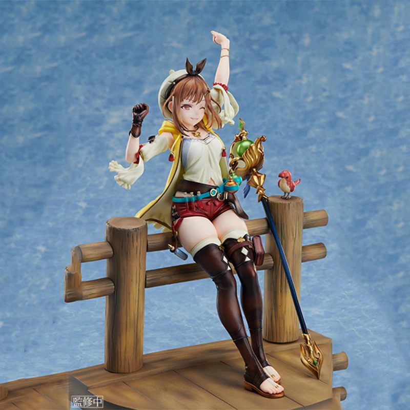 ANIPLEX + Lysa Alchemy Workshop Reisalin Stout Anime Figure, Poupées modèles à collectionner, Ornement intensiette, Cadeau original, Authentique