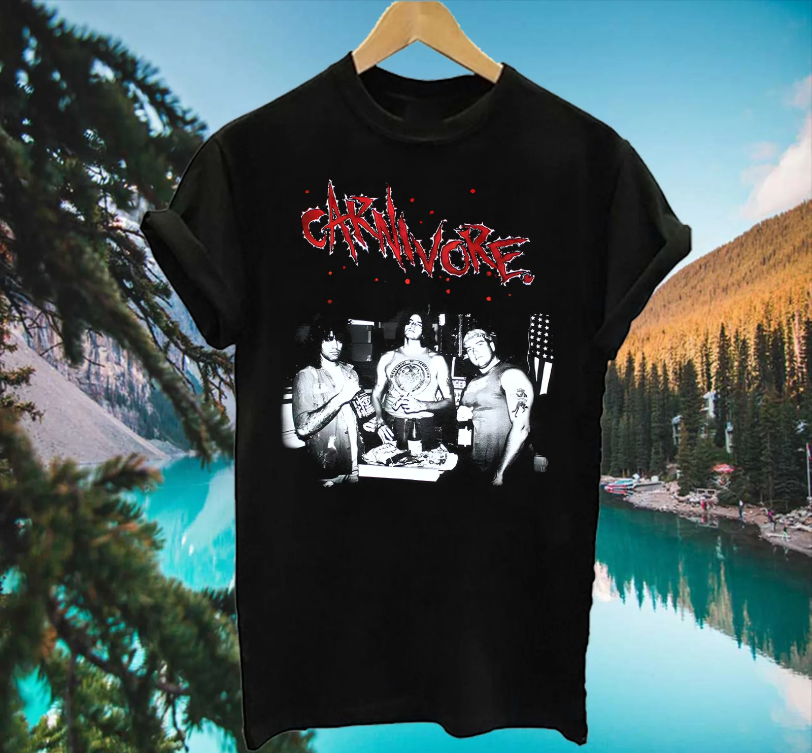 

Carnivore Band T shirt Black Short All Size S to 4XL EL191