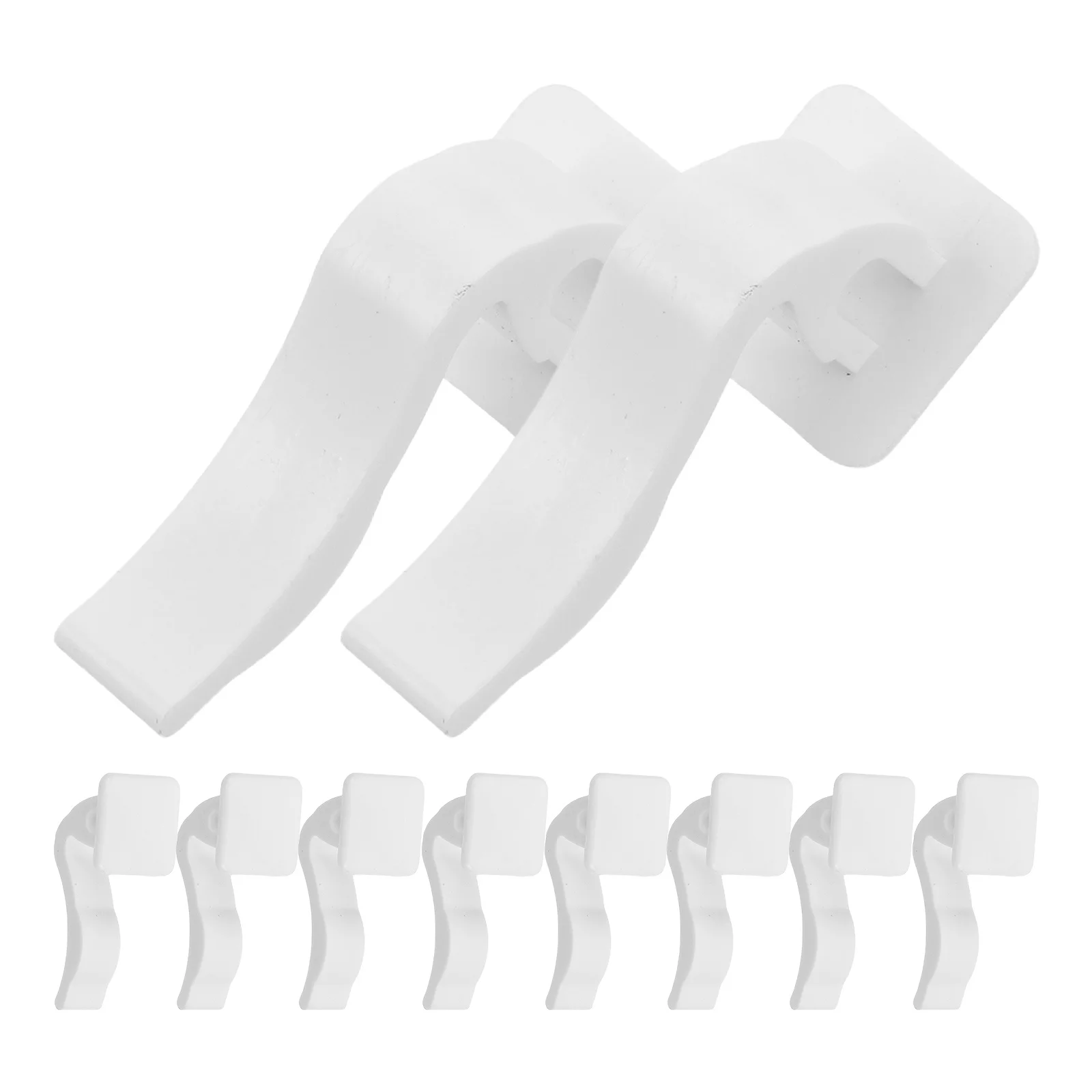 10pcs Radiator Clips For Heater Cover Support 6.2Mm Plastic Retaining Clip Kit Fast Heat Dissipation Home Office Hotel Use
