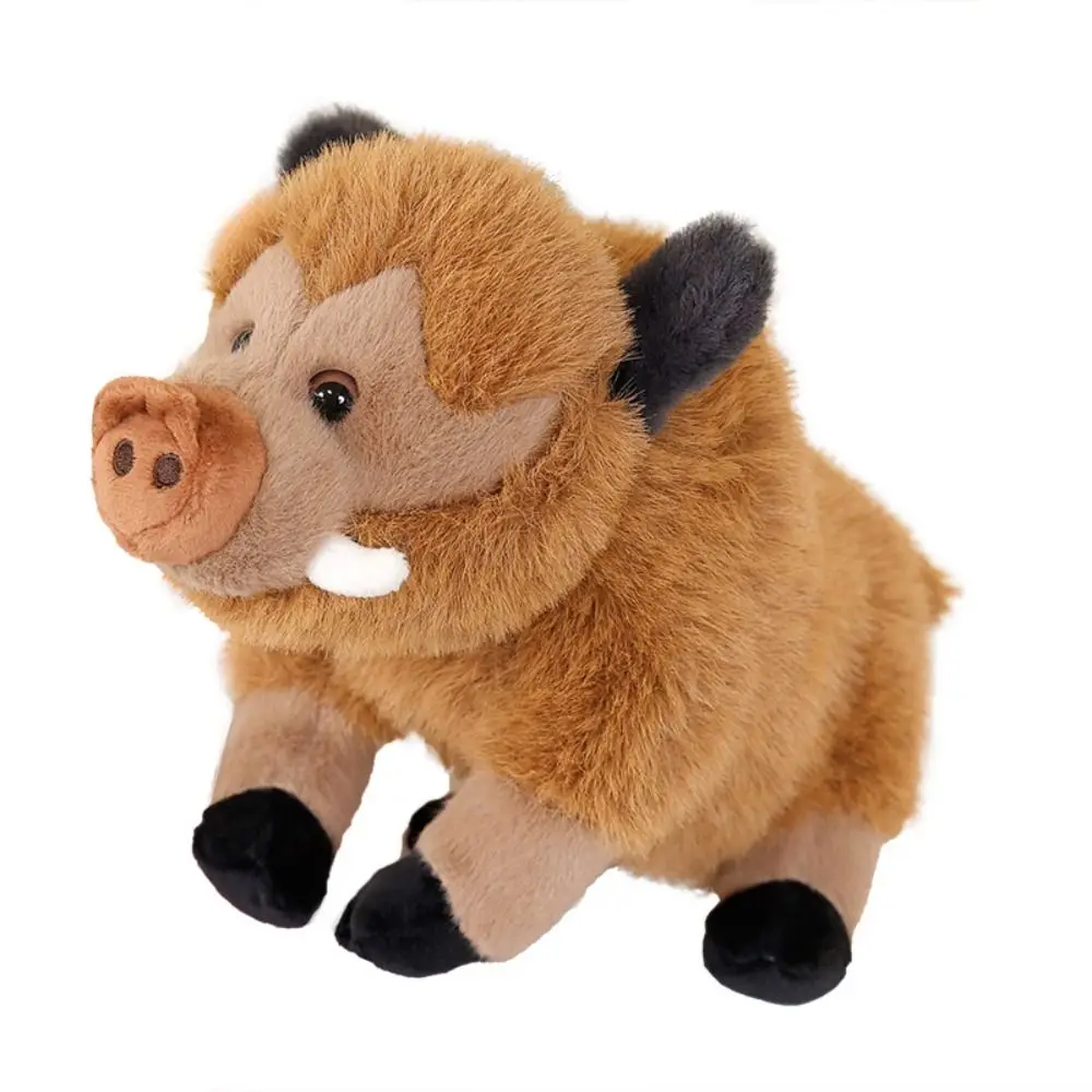 Stuffed Animals Wild Boar Plush Toys Soft Pillows Cartoon Mountain Pig Doll 25/30cm Kawaii Eurasian Wild Boar Doll Birthday Gift