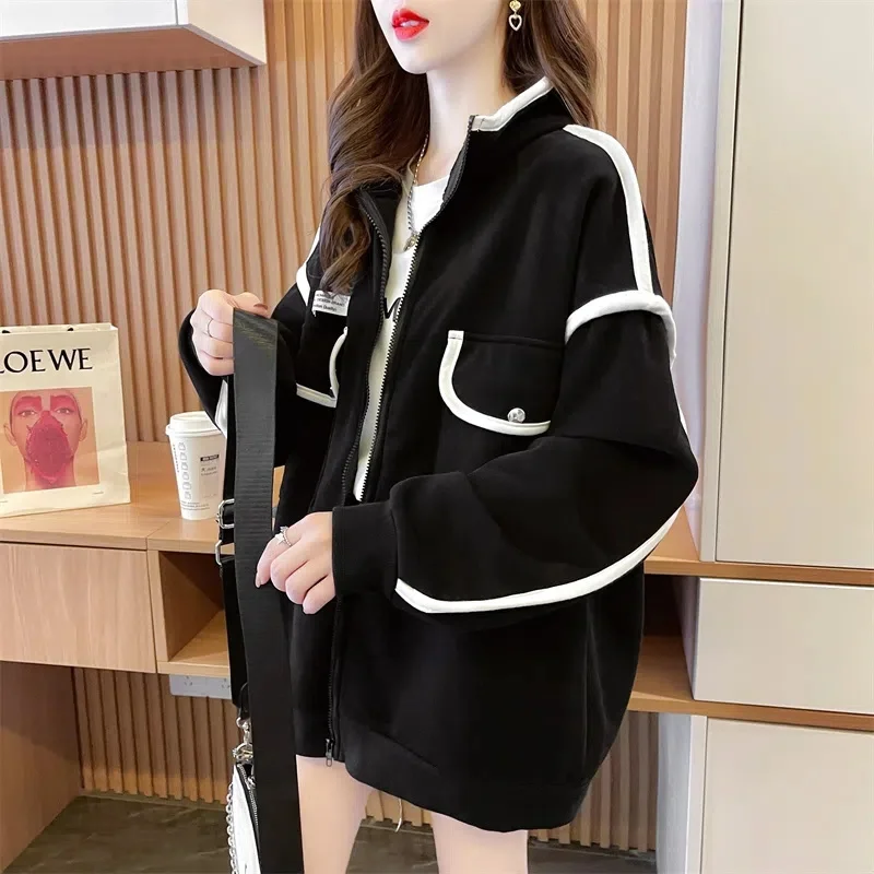 

Add Cashmere Sweater Women's 2023 New Spring and Autumn Premium Super Nice Western Style Long Cardigan Padded Coat M952