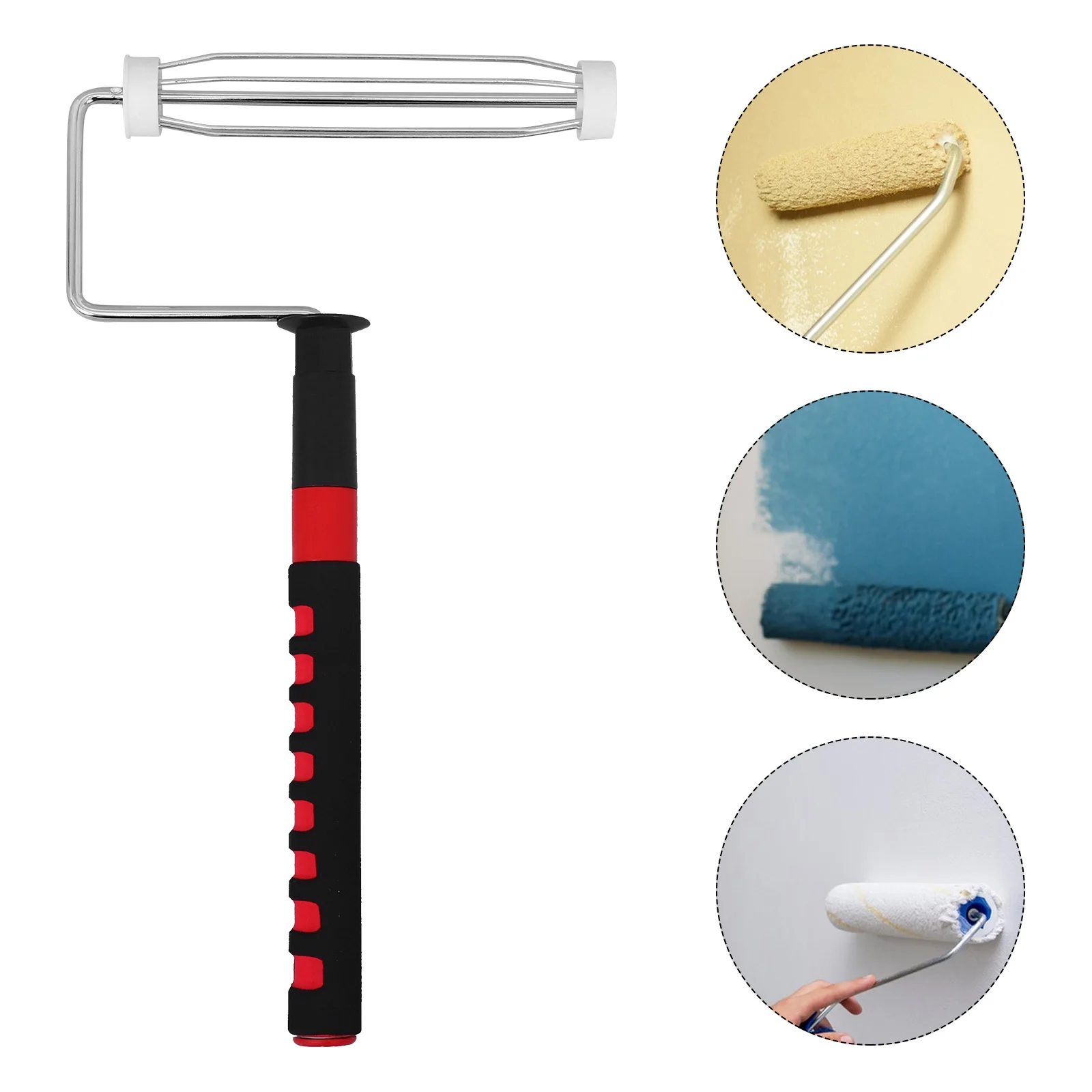 

Extendable Stand 9 Inches Smooth Non-Slip Roller Frame Adjustable Support For Large Screens Home Decor Tool Stand