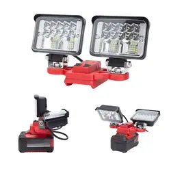 LED Working Light Spotlight Portable Lamp Lantern w/USB C-Type For ozito Lithium Battery Lanter (No Battery)