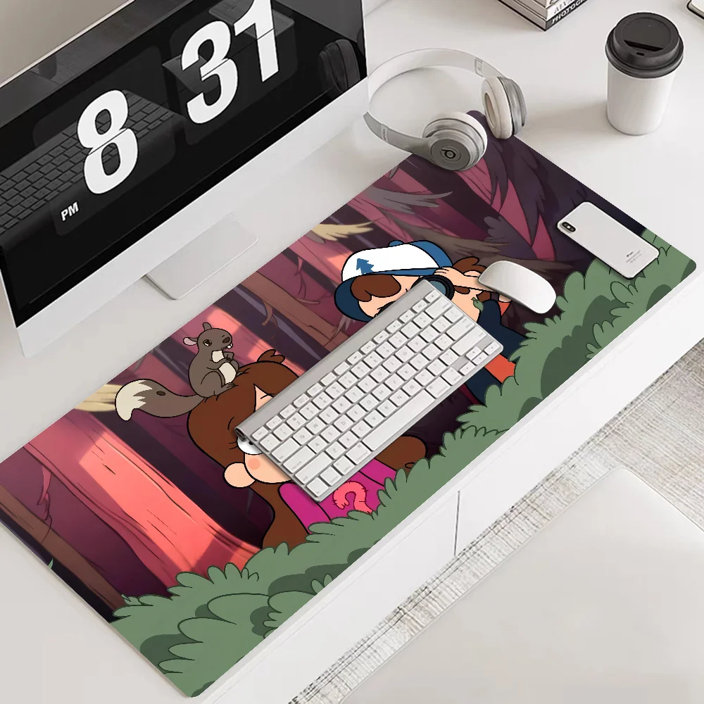 Disney Gravity Falls Mousepad Large XXL Desktop Desk Mat Kawaii Gaming Accessories Students Writing Pad Desktop Mat