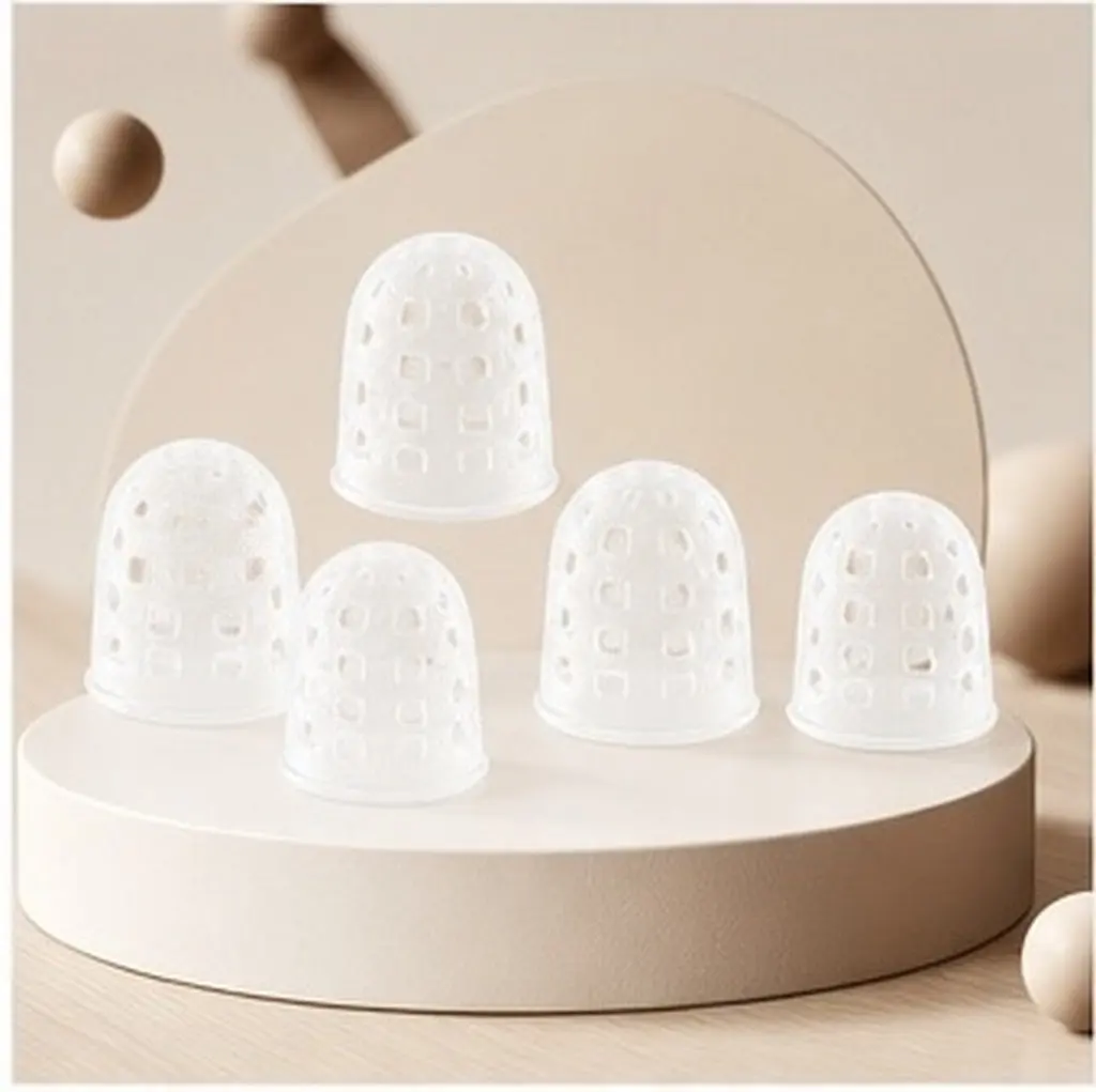 35Pcs Silicone Guitar Fingertip Protectors Finger Guards for Ukulele Electric Guitar Sizes Xs S M L Xxs Transparent Durable