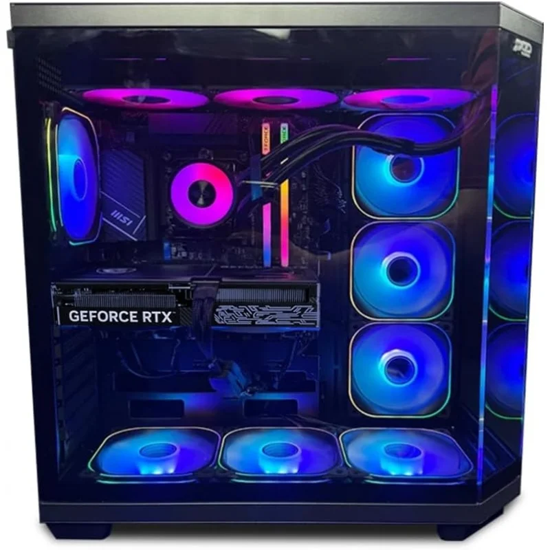 PC Gaming, i7 14700KF, RTX 5060TI, 16GB, SSD 1TB, Windows 11, Mega G5 For Gaming, Design, Content Creator Black A