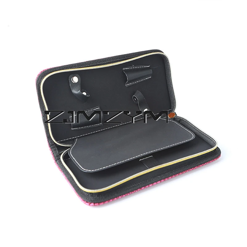 Bolsa de corte de pelo profesional, caja de almacenamiento de 6 pulgadas, herramientas para el cuidado del cabello, bolso Universal para peluquería