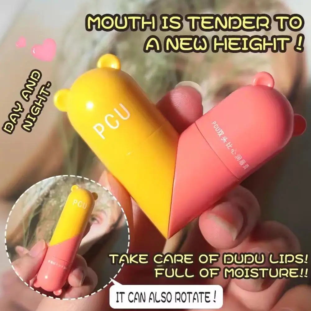 

Cute Nourish Double Ended Lip Balm Lipstick Moisture Not Greasy Reduce Lip Liner Professional Lipbalm Lip Care Makeup Cosmetics